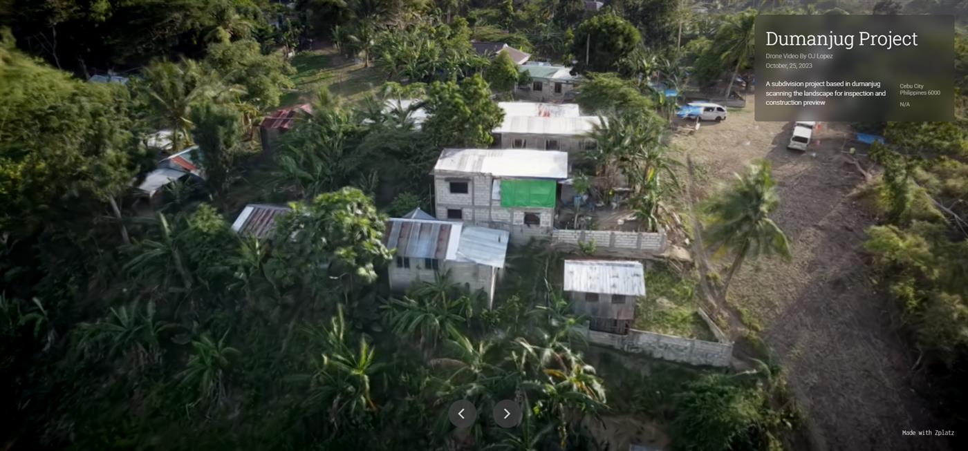 Zplatz Gaussian-splat scan of the Dumanjug subdivision project, Cebu